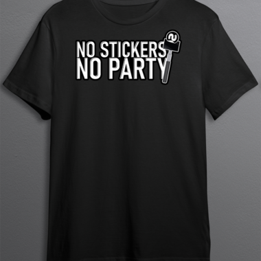 Koszulka No Stickers No Party